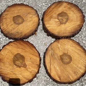 Wood slice centerpieces (wedding, event, home decor)